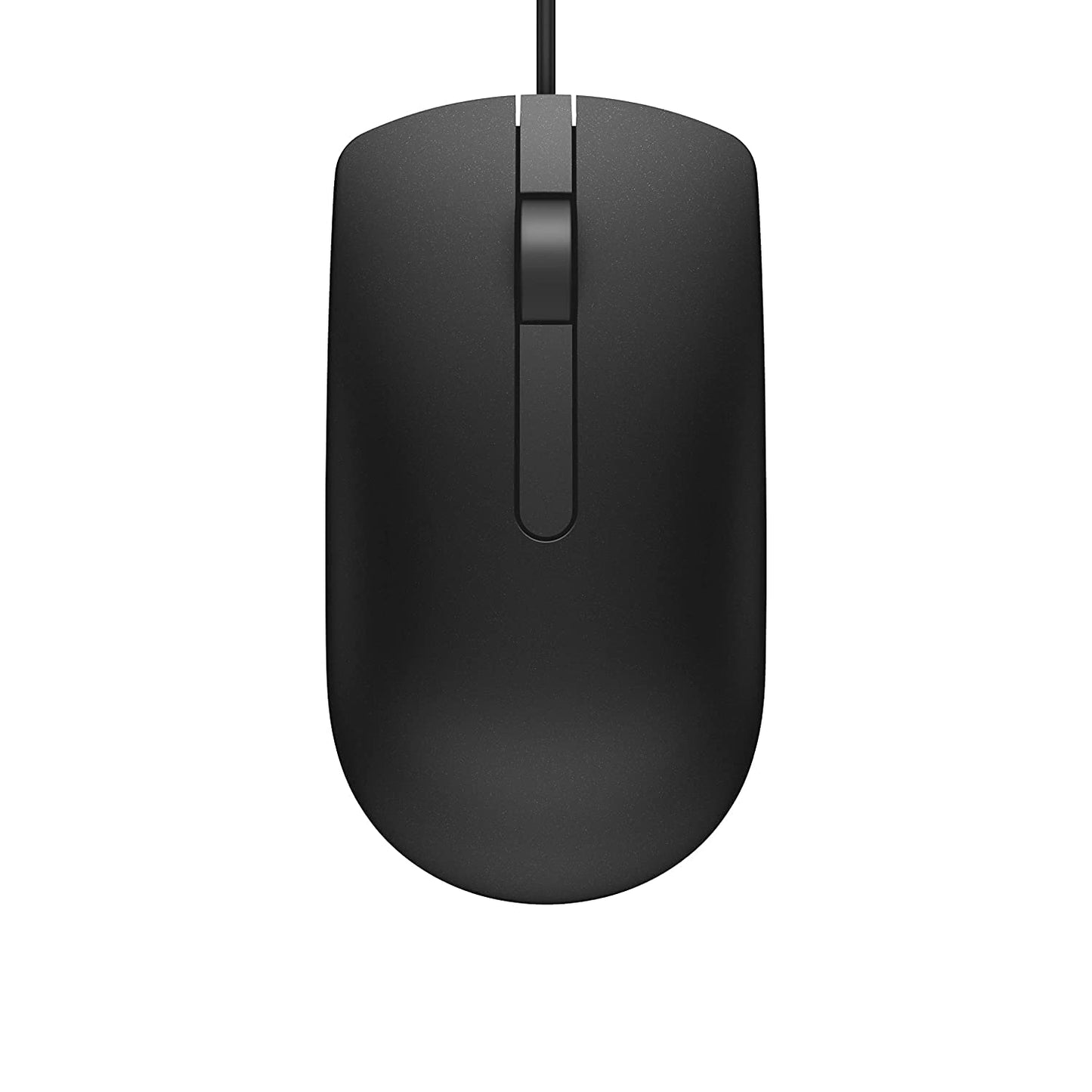 Dell MS116 Wired Optical Mouse - High Precision 1000DPI Sensor, USB Connectivity, Ergonomic Ambidextrous Design, Smooth Scrolling, Ideal for Office & Home Use - Black - Itsmygadgets