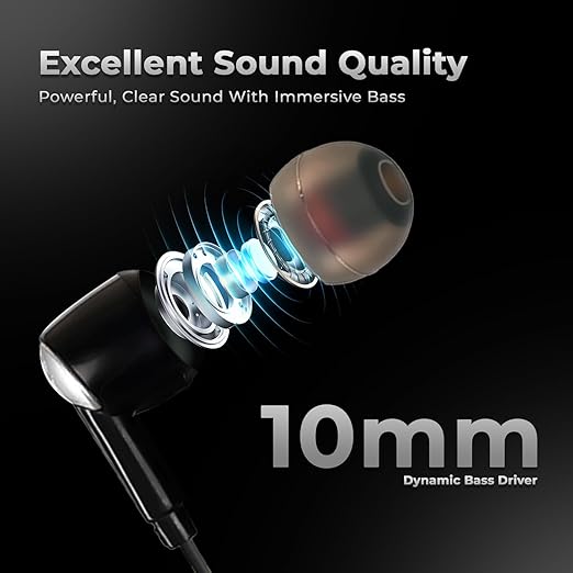 Koaty Bluetooth Neckband Earphones – Deep Bass & Long Battery - Itsmygadgets