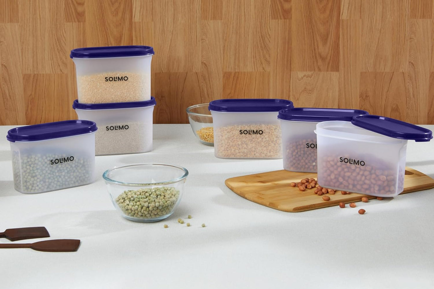 Solimo 6-Piece Modular Plastic Storage Containers 02
