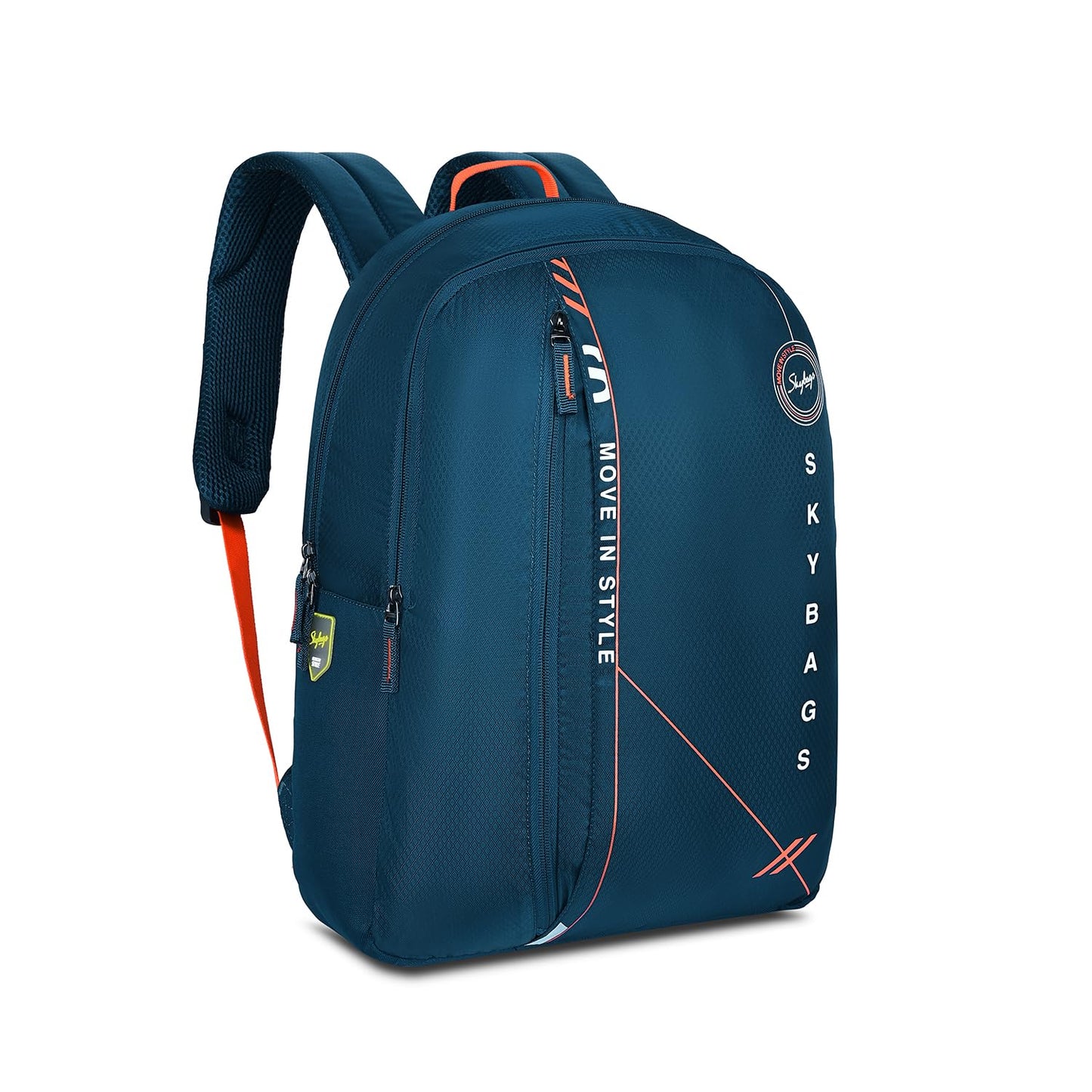 Skybags Unisex Brat 20L Premium Polyester Adjustable Straps 4 Compartment Backpack (E) Navy - Itsmygadgets