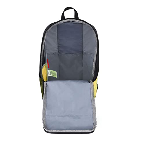 Gear SUPERIOR XL 17L Samll Water Resistant School Bag/Casual 4 Compartment Backpack/College Bag/Sports Bag with Shoe Compartment for Men/Women (Black-Yellow) - Itsmygadgets