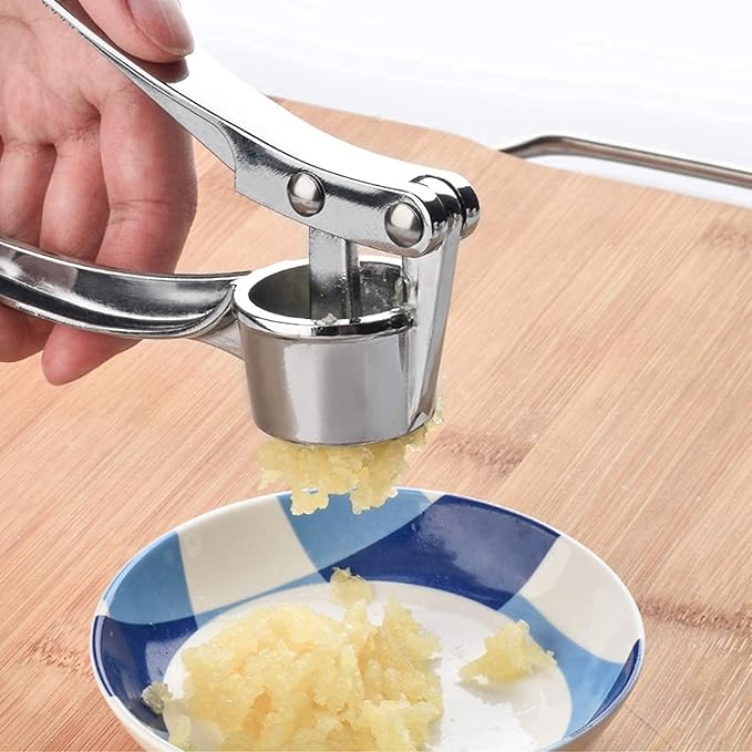 XML Manual Garlic Presser – Stainless Steel Ginger & Garlic Crusher - Itsmygadgets