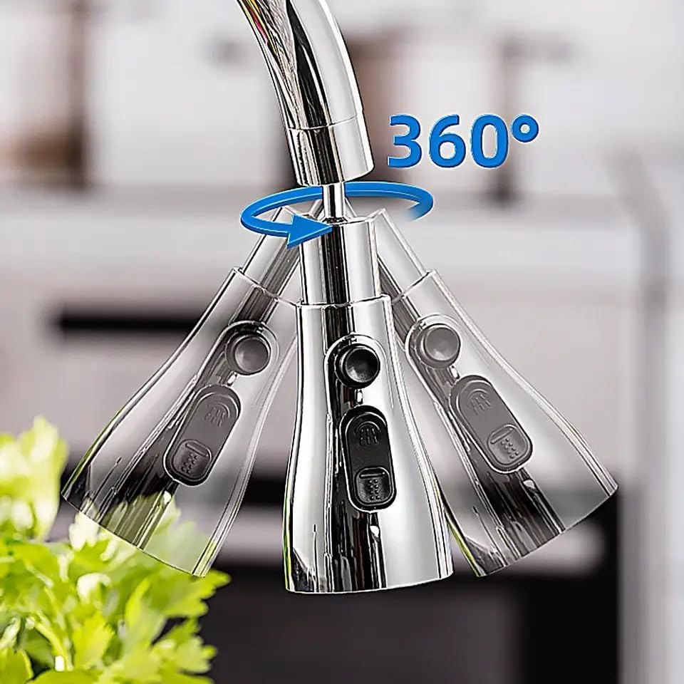 TEKCOOL Tap Extender for Kitchen Sink, Flexible Faucet with Tap Extension for Convenient Use - Itsmygadgets