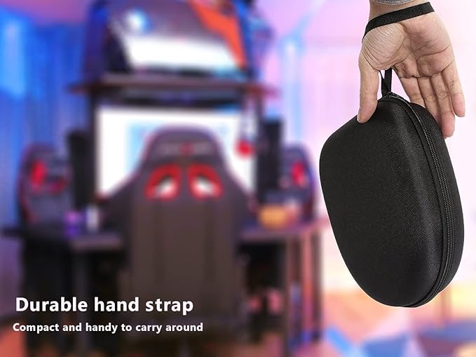 M.G.R.J® Portable Carrying Case Cover Headphones | Hard EVA, Black - Itsmygadgets