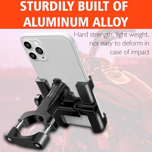 OTOROYS 1 YEAR WARRANTY Universal Bike Mount Holder Metal Body 360 Degree Rotating - Itsmygadgets
