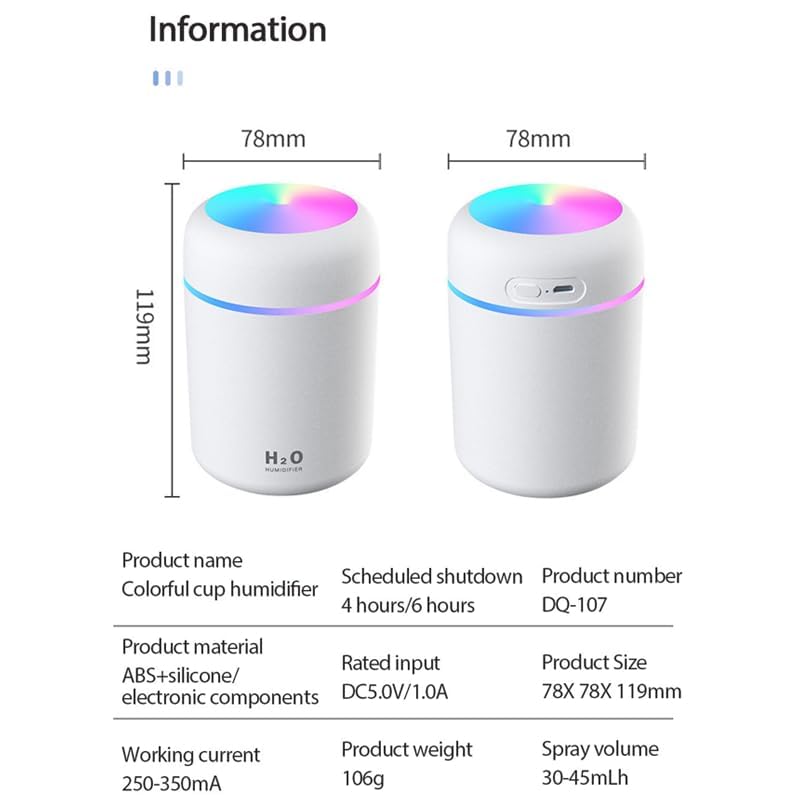 Bare Elixir Cool Mist Humidifier for Room Moisture | Essential Oil Diffuser & Aroma Diffuser - Itsmygadgets