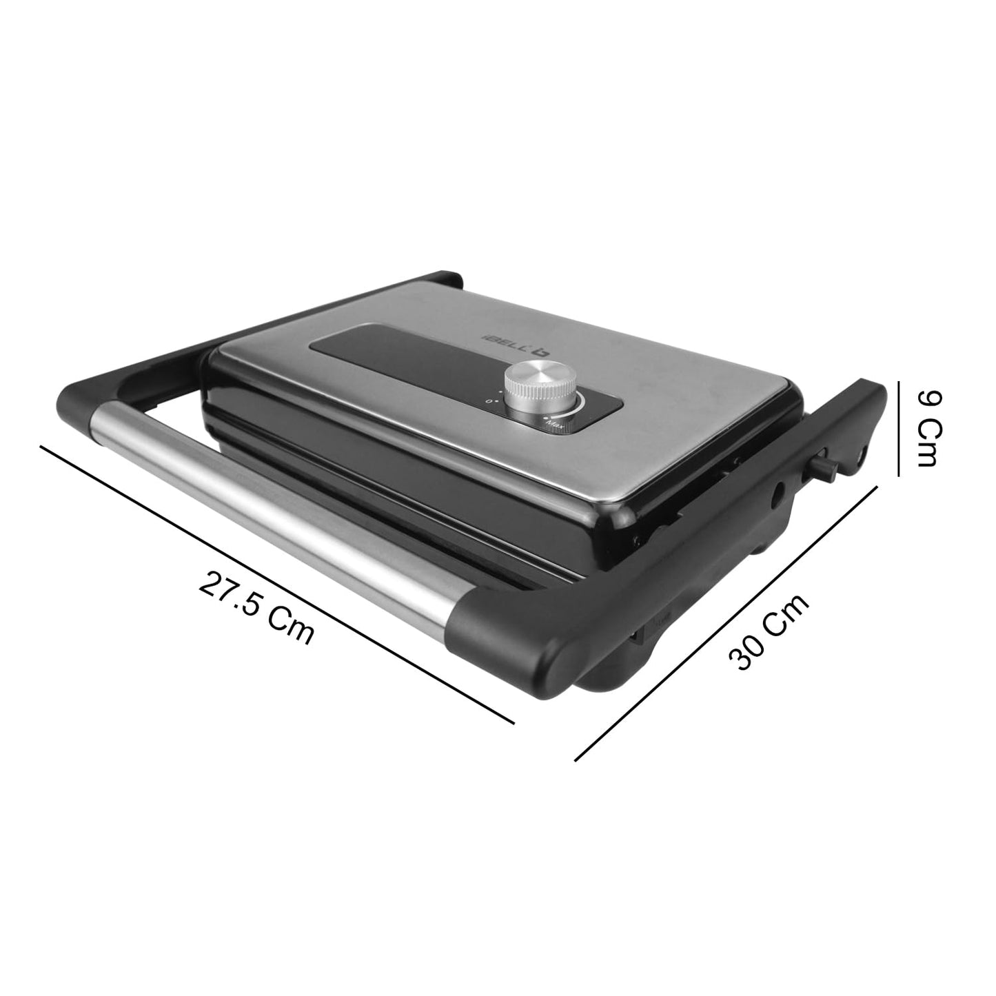 iBELL SM1700G Sandwich Maker with Floating Hinges, 1700Watt, 180 Degree Openable Plates - Itsmygadgets