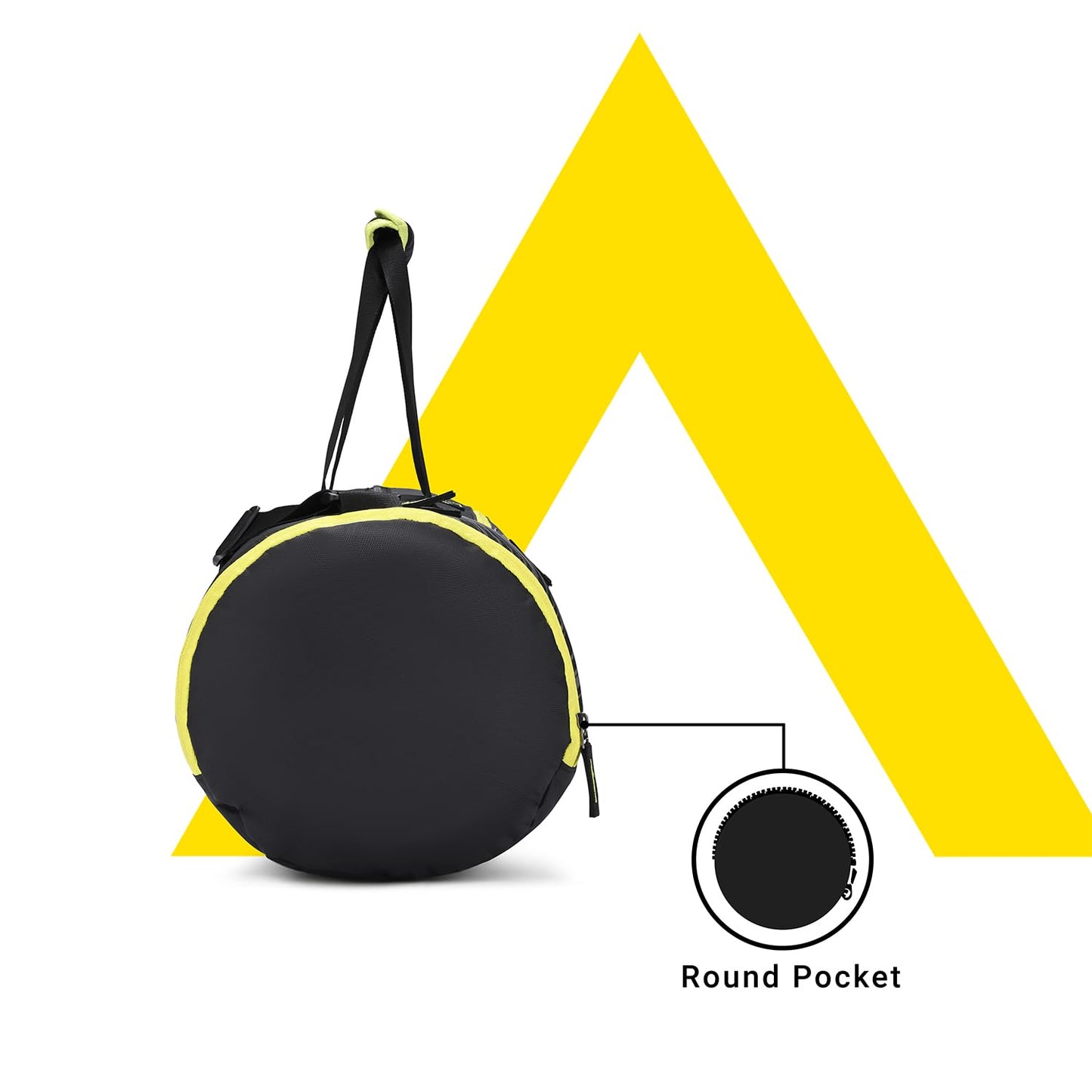 Aristrocrat Beast Polyester 48cm Gym Duffle Bag for Men and Women with Multiple Pockets and Separate Shoe Compartment for Travel, Sports and Workouts - Itsmygadgets