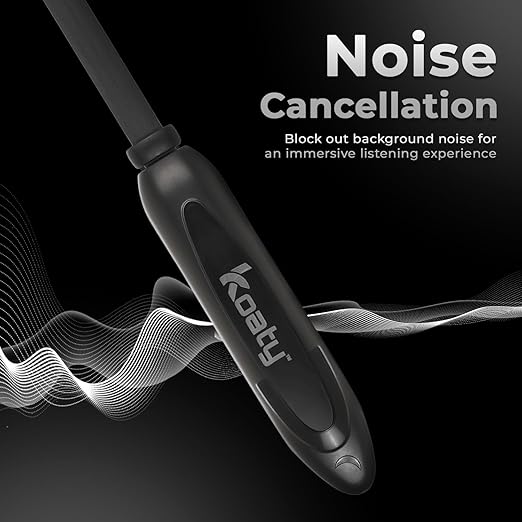 Koaty Bluetooth Neckband Earphones – Deep Bass & Long Battery - Itsmygadgets