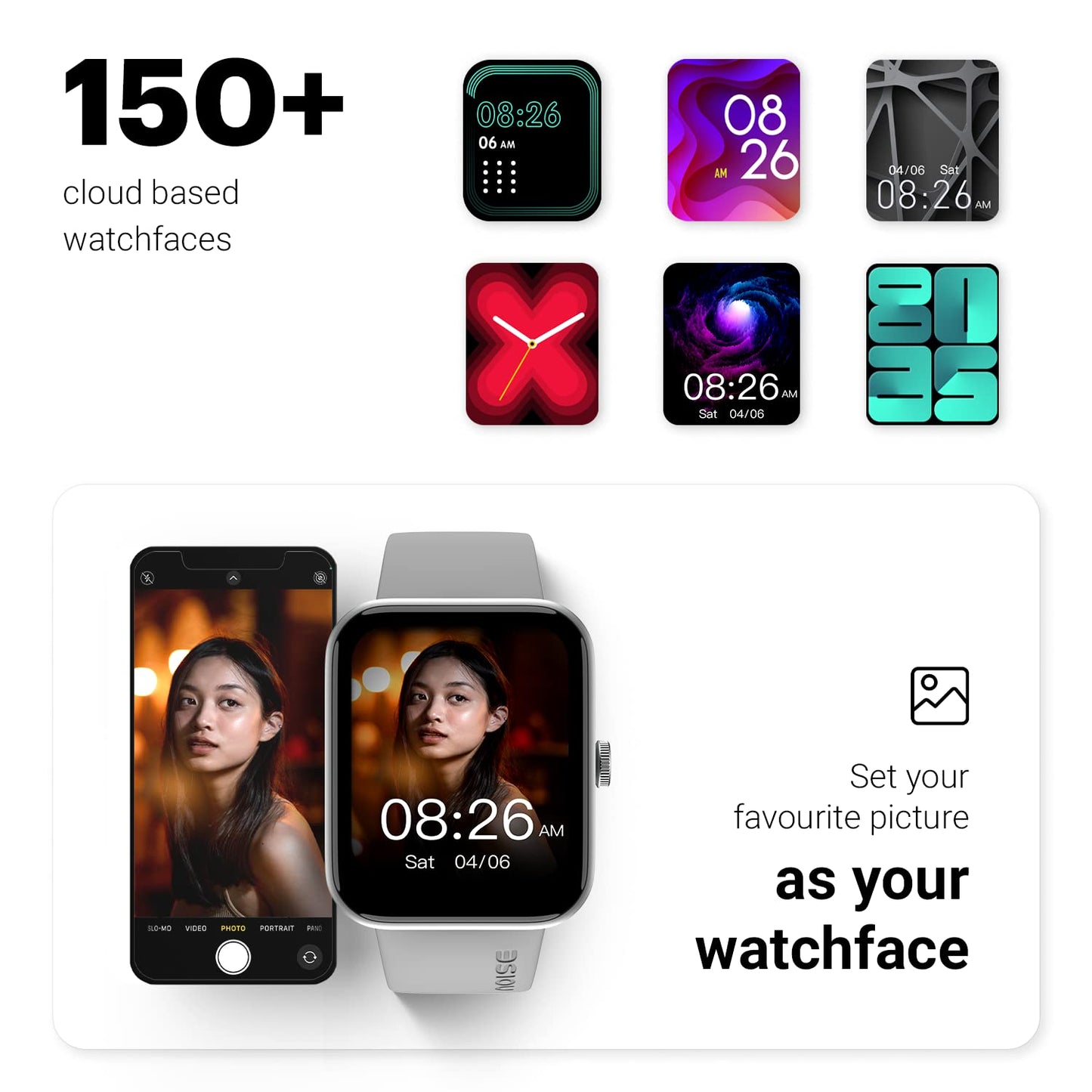 Noise Pulse Go Buzz Smart Watch with Advanced Bluetooth Calling, 1.69" TFT Display, SpO2, 100 Sports Mode with Auto Detection, Upto 7 Days Battery (2 Days with Heavy Calling) - Rose Pink - Itsmygadgets