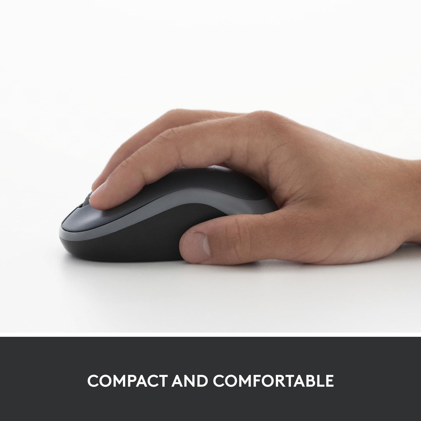 Logitech M186 Wireless Mouse, 2.4GHz with USB Mini Receiver, 12-Month Battery Life, 1000 DPI Optical Tracking, Ambidextrous, Compatible with PC, Mac, Laptop - Itsmygadgets