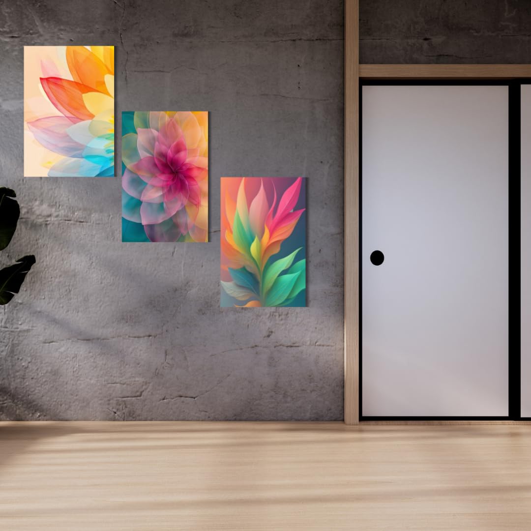 WALL MAGIX Floral Botanical Wall Paintings for Living Room Big Size | Wall Decor Items for Living Room - Itsmygadgets