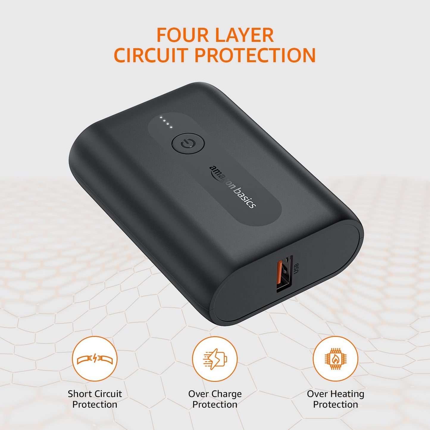 Amazon Basics 10000 mAh Lithium Polymer Mini Power Bank with 22.5W Fast Charging - Itsmygadgets