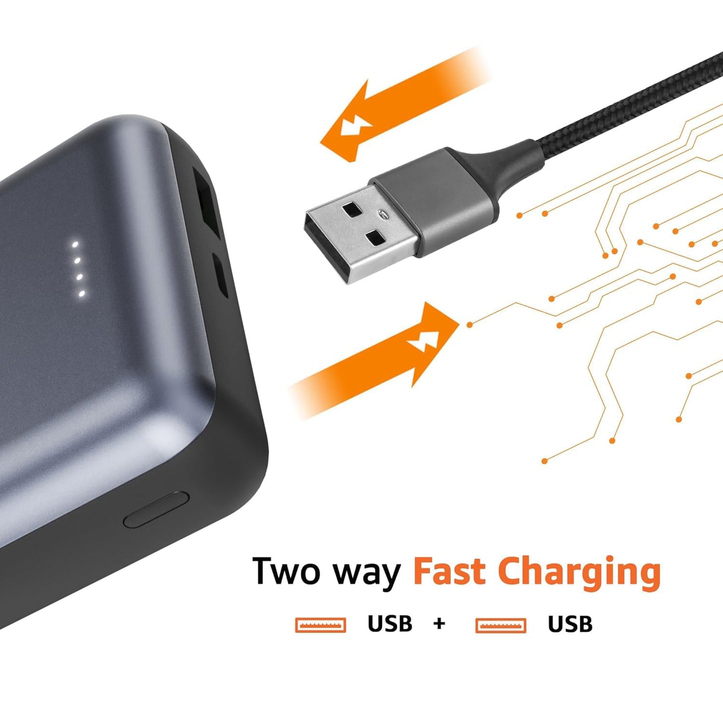 Amazon Basics 10000mAh 20W Fast Charging Power Bank and 15W Wireless Output - Itsmygadgets