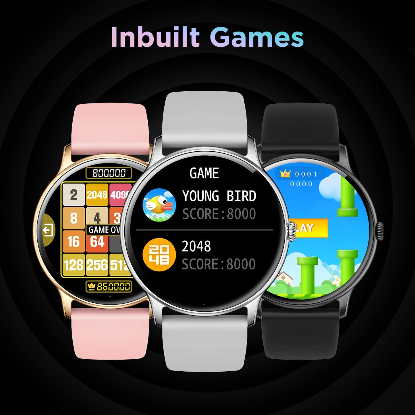 Fire-Boltt Phoenix Smart Watch with Bluetooth Calling 1.38,120+ Sports Modes, 240 * 240 PX High Res with SpO2, Heart Rate Monitoring & IP67 Rating (Black) - Itsmygadgets