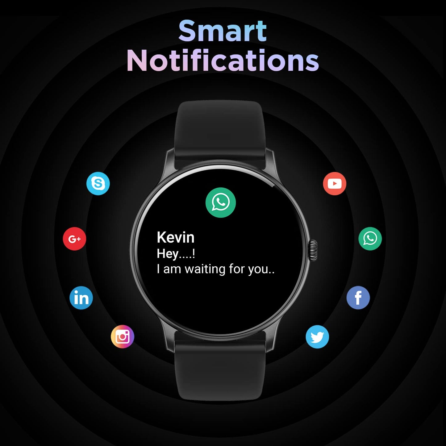 Fire-Boltt Phoenix Smart Watch with Bluetooth Calling 1.38,120+ Sports Modes, 240 * 240 PX High Res with SpO2, Heart Rate Monitoring & IP67 Rating (Black) - Itsmygadgets