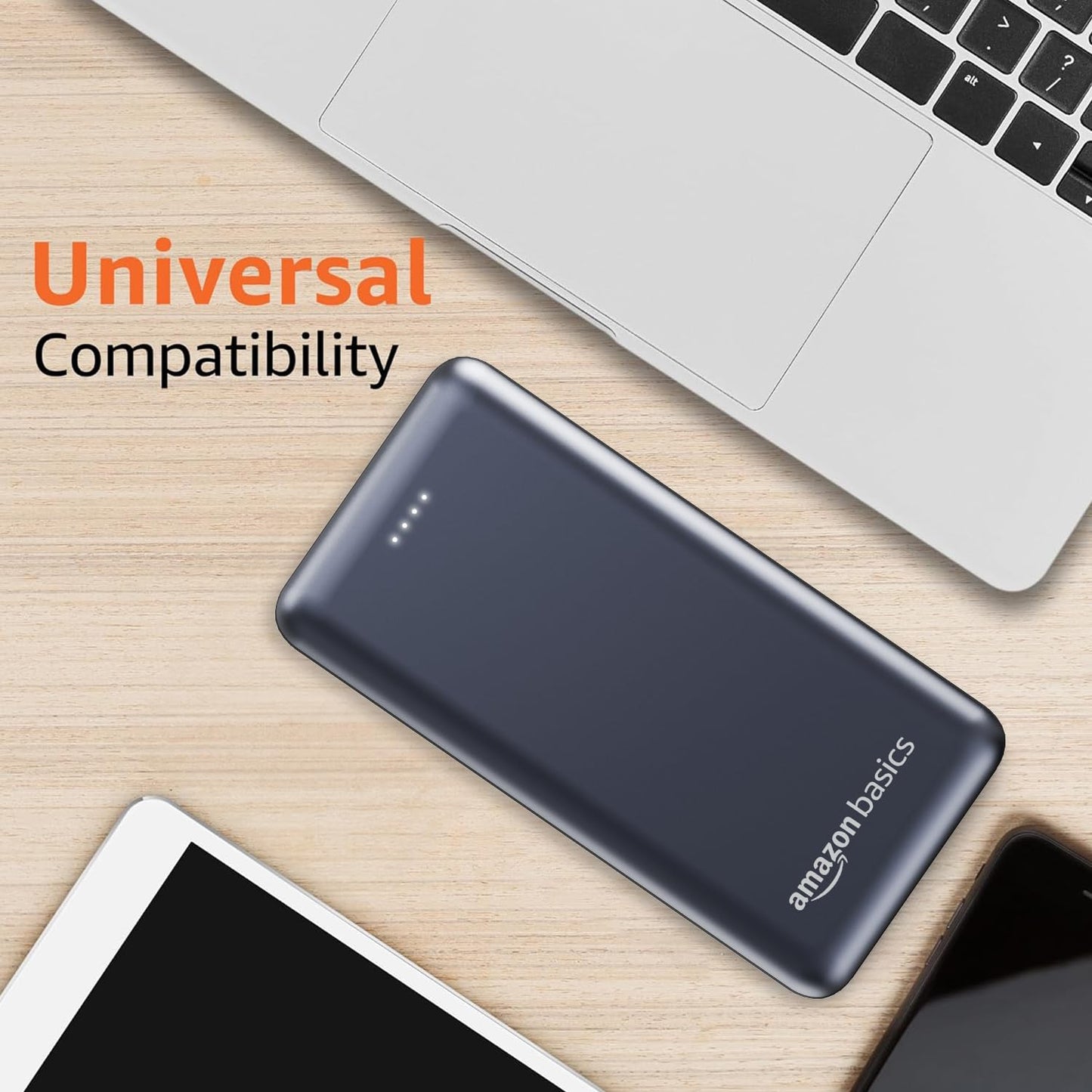 Amazon Basics 10000mAh 20W Fast Charging Power Bank and 15W Wireless Output - Itsmygadgets