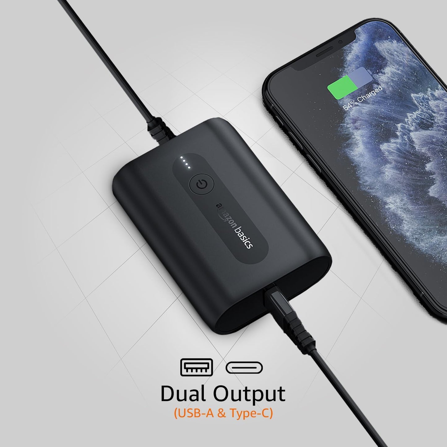 Amazon Basics 10000 mAh Lithium Polymer Mini Power Bank with 22.5W Fast Charging - Itsmygadgets