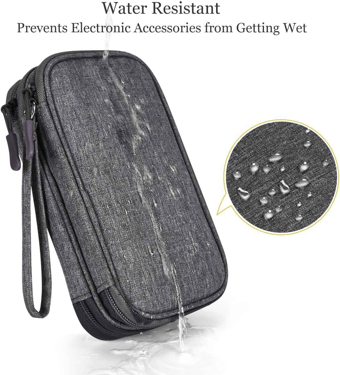 SaleOn 8.3X5 Inch Portable Storage Organizer Bag Usb Cable, Earphone, Power Bank - Itsmygadgets