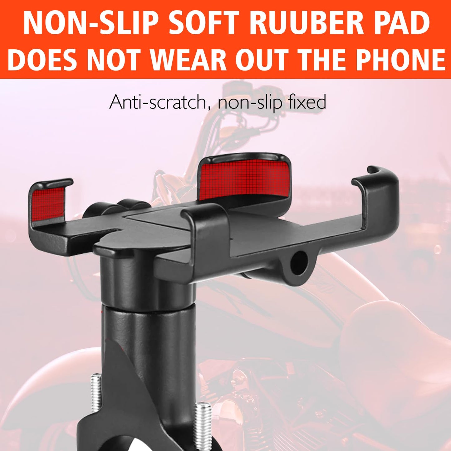 OTOROYS 1 YEAR WARRANTY Universal Bike Mount Holder Metal Body 360 Degree Rotating - Itsmygadgets
