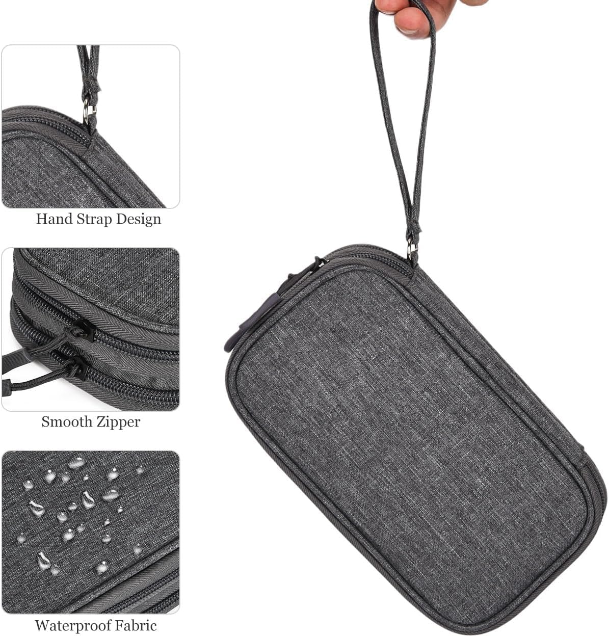 SaleOn 8.3X5 Inch Portable Storage Organizer Bag Usb Cable, Earphone, Power Bank - Itsmygadgets
