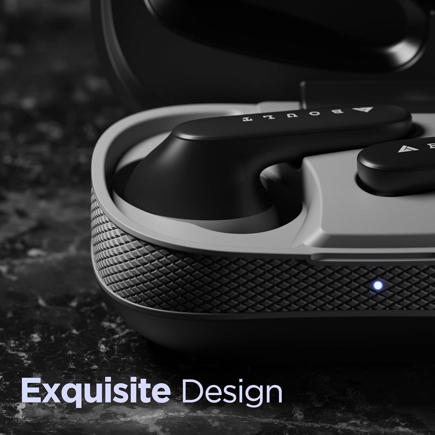 GOBOULT Z20 Truly Wireless Bluetooth Ear Buds with 51H Playtime, Zen™ Calling ENC Mic, Made in India, Low Latency Gaming, Touch Controls, Rich Bass Drivers, TWS Earbuds Bluetooth Wireless (Jet Black) - Itsmygadgets