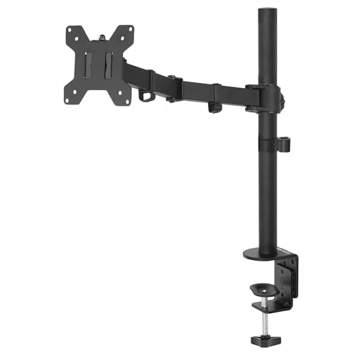 AmazonBasics Monitor Stand, Height Adjustable Steel, Ergonomic Design