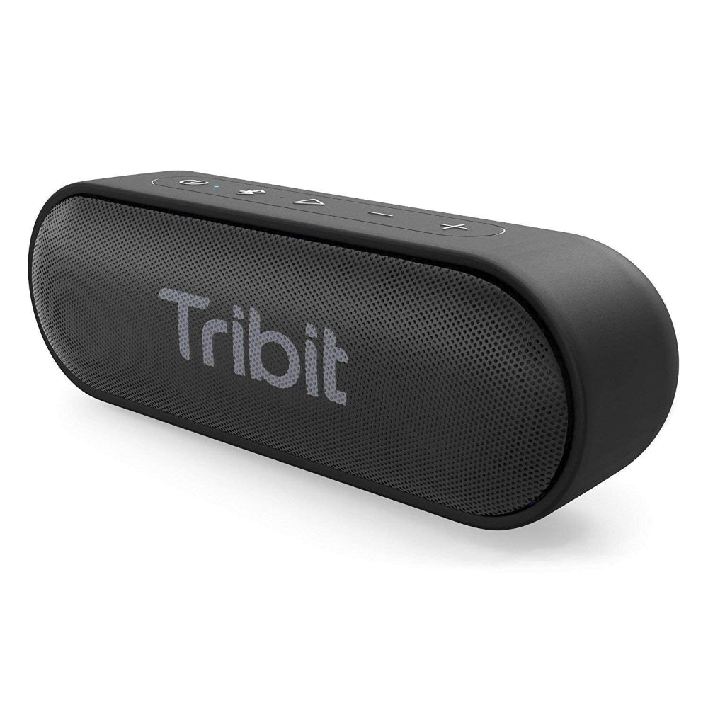 Tribit Updated Version XSound Go Wireless Bluetooth 5.3 Speakers with Loud Stereo Sound & Rich Bass 16W,24H Playtime,150 ft Bluetooth Range,Outdoor Lightweight IPX7 Waterproof,Built-in Mic (Black) - Itsmygadgets