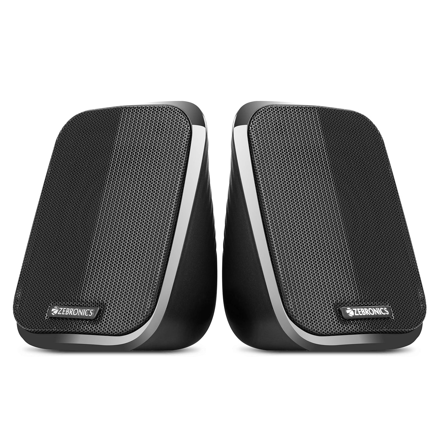 ZEBRONICS Fame, 2.0 USB Computer Speakers, 5 Watts, USB Powered, AUX, Volume Control Pod for PC, Laptops, Desktop - Itsmygadgets