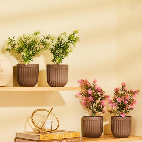 amazon basics Artificial Plants with Pot| Realistic Look|Durable Plastic|No Maintenance - Itsmygadgets