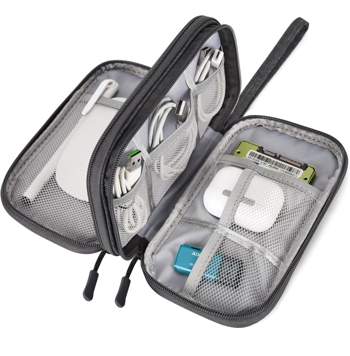 SaleOn 8.3X5 Inch Portable Storage Organizer Bag Usb Cable, Earphone, Power Bank - Itsmygadgets