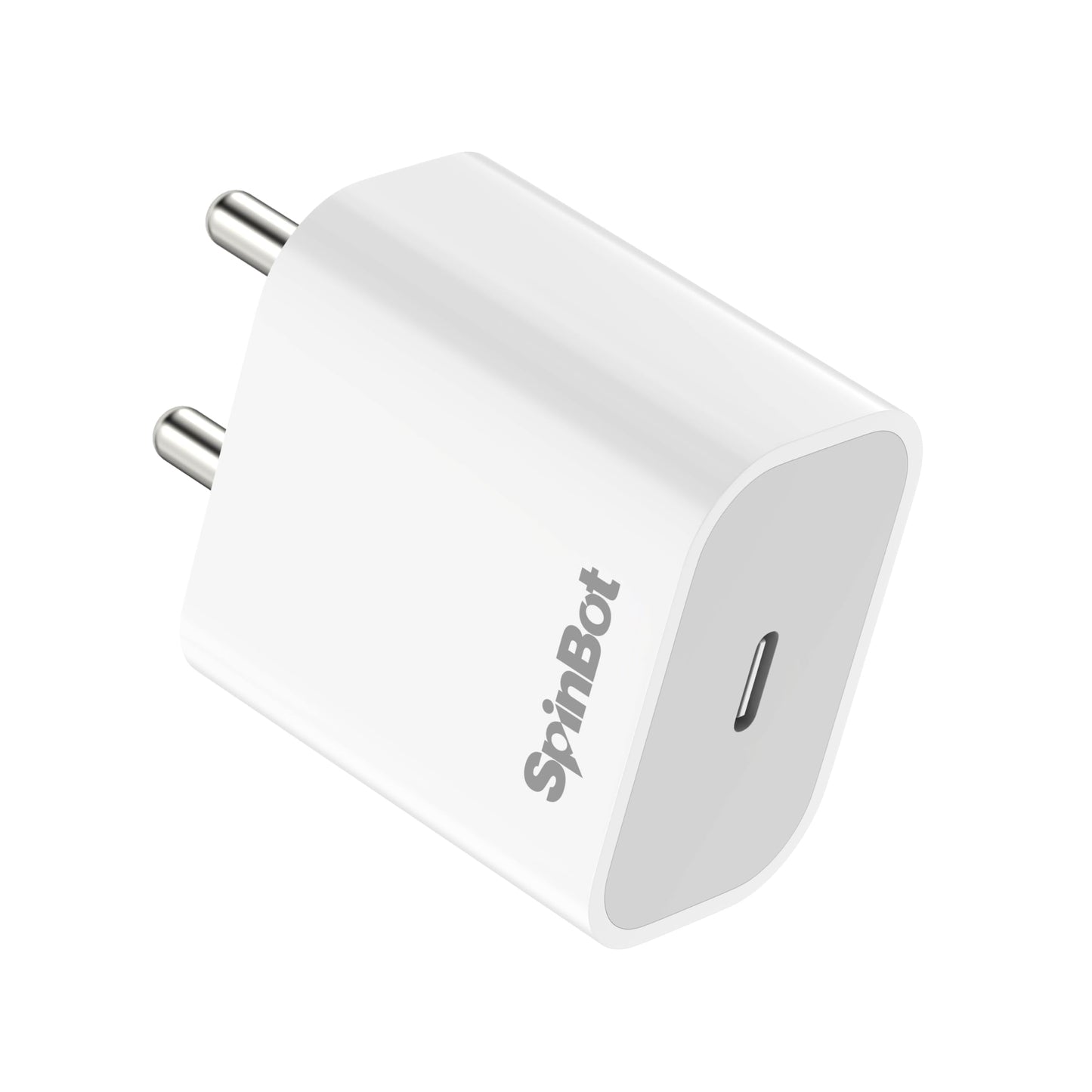 SpinBot 20W Type-C Mobile Charger for Android, iPhone 16/16 Plus/16 Pro/16 Pro Max - Itsmygadgets