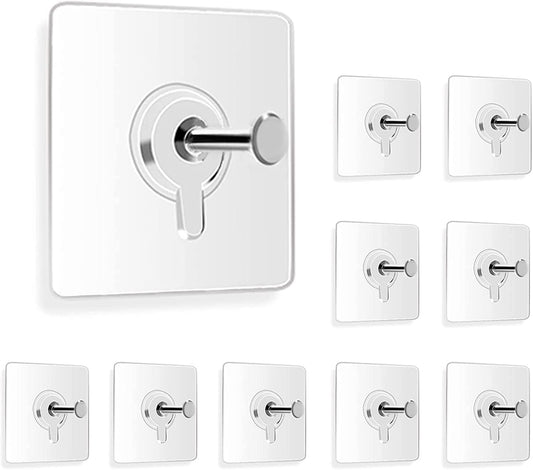 Zulaxy Photo Frame Hooks for Wall Without Drilling, 10 Pack Self Adhesive Hooks for Wall Heavy - Itsmygadgets