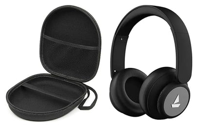 M.G.R.J® Portable Carrying Case Cover Headphones | Hard EVA, Black - Itsmygadgets