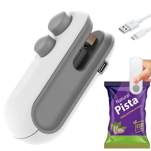 Wazdorf Sealing Clip - Portable Mini Sealing Machine Handheld Packet Sealer for Food, Snacks, Chips, Fresh Storage, Plastic Bag Sealing Machine, Multicolor - Itsmygadgets