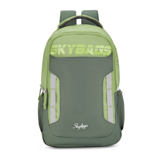 Skybags 18 Ltrs (47 Cms) Standard 3 Compartment Backpack (Bpvox22Egrn_Green) - Itsmygadgets