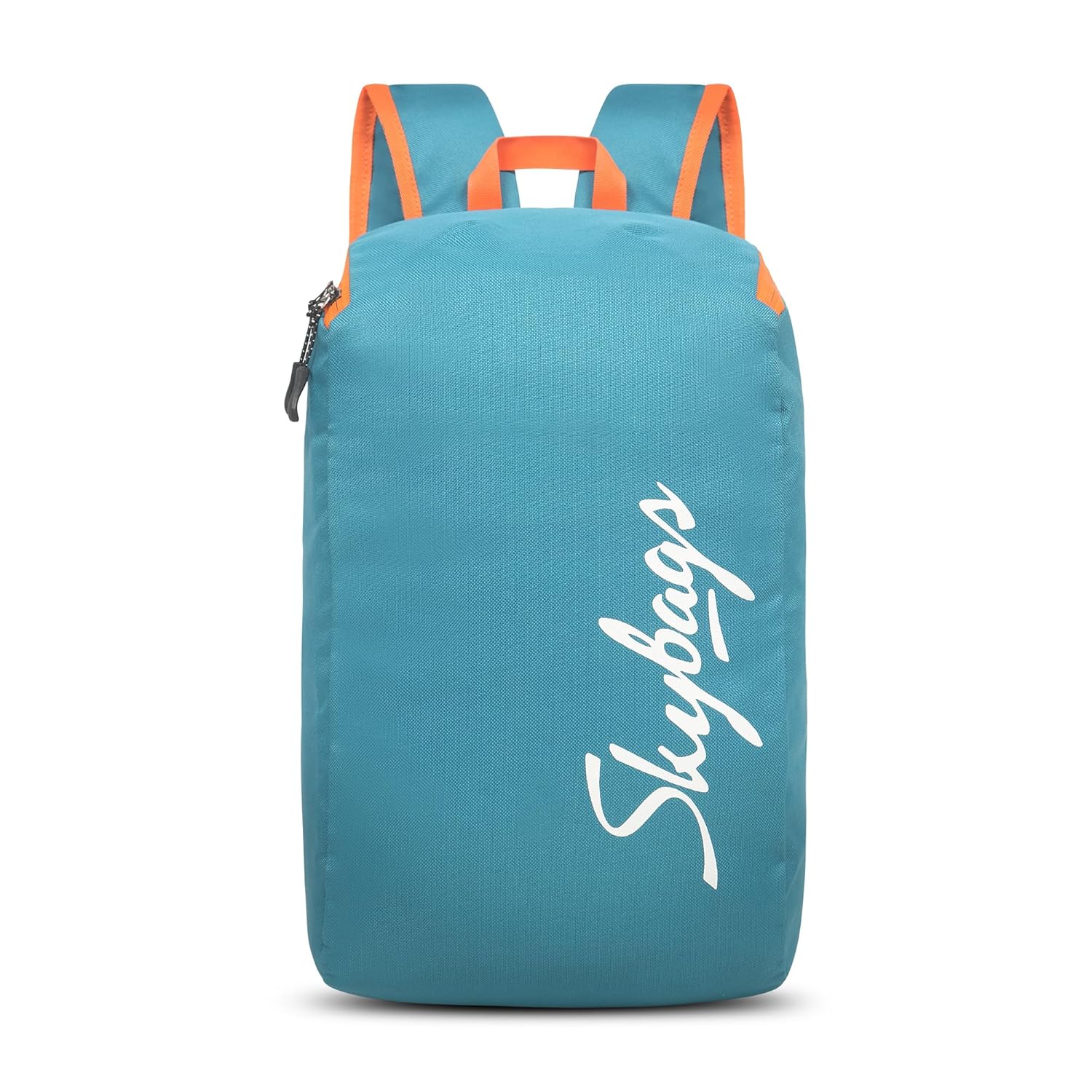 Skybags Casual Daypack 15L With Spacious Compartment, Webbing Grab Handle & Highlight Zippers Standard Backpack| Teal Blue | Klik - Itsmygadgets