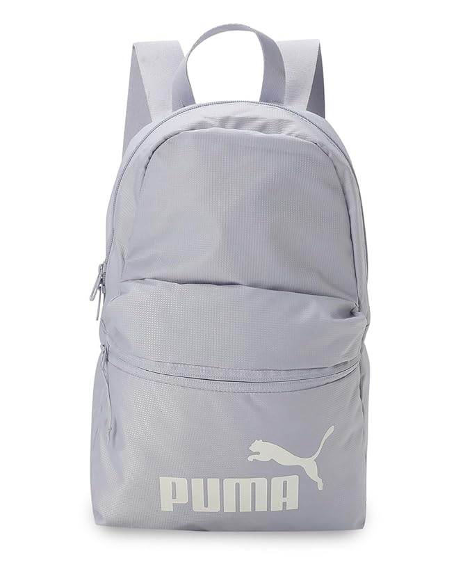 Gray Puma backpack on a white background