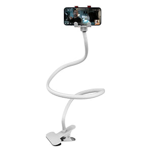 SWAPKART Flexible Mobile Tabletop Stand – Foldable Metal Mount White
