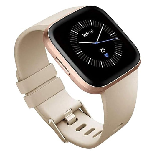 YODI Soft Silicone Classic Strap Band For Fitbit Versa/Versa 2/ Versa Lite Small & Large Size, Replcement Watch Straps Compatible With Fit-bit Special Edition/Lite Edition/Versa SE For Men Women - Itsmygadgets