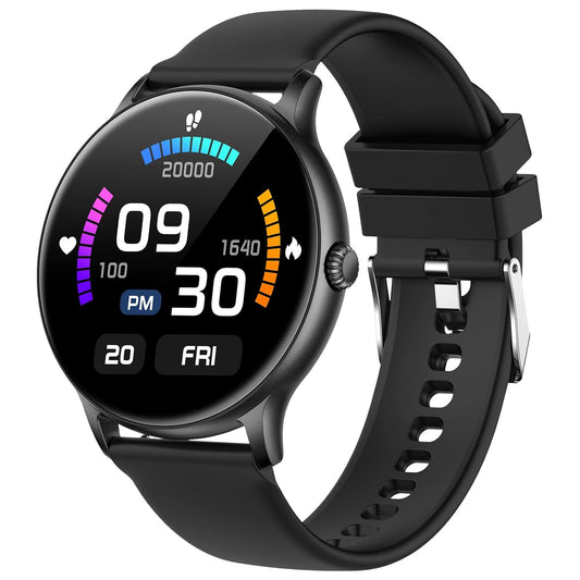 Fire-Boltt Phoenix Smart Watch with Bluetooth Calling 1.38,120+ Sports Modes, 240 * 240 PX High Res with SpO2, Heart Rate Monitoring & IP67 Rating (Black) - Itsmygadgets