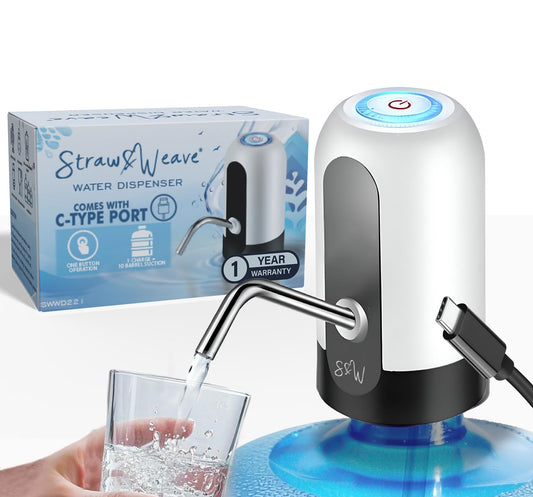 Automatic Water Dispenser Pump for 20 Litre Bottle | Portable C Type USB Rechargeable Water Pump Dispenser for Home, Office | Water Can Pump for 20 Litre | Water Dispenser | 1 Year Warranty - Itsmygadgets
