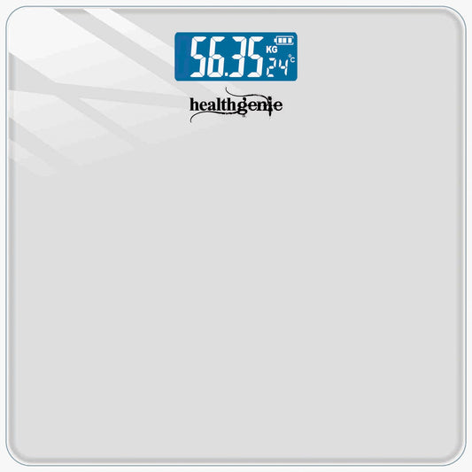 Healthgenie Electronic Digital Weighing Scale (Silver) - Itsmygadgets