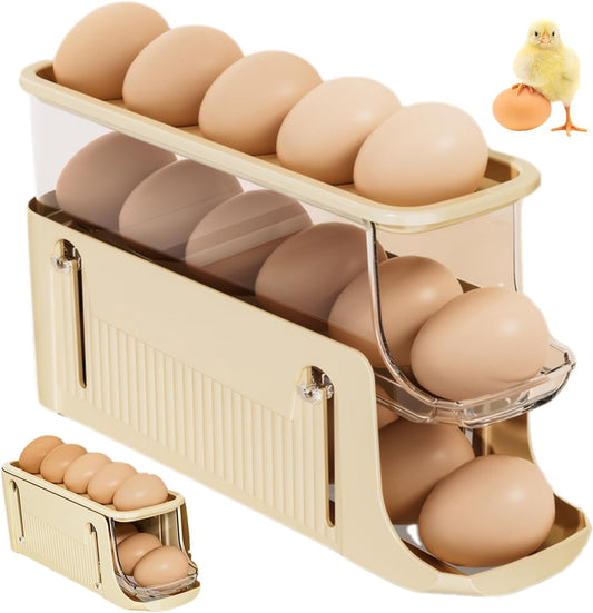 STAR WORK Polypropylene Egg Container Refrigerator, Egg Holder Fridge, Egg Fresh Storage - Itsmygadgets
