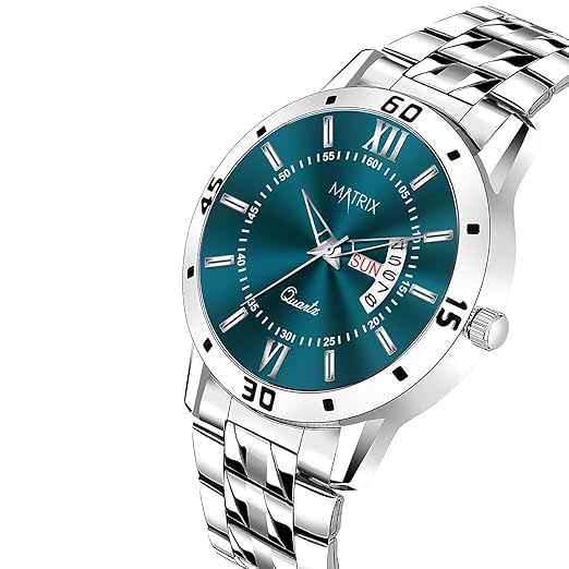 Matrix Antique 2.0 Analog Watch for Men & Boys with Day & Date Display & Soft Silicone Strap - Itsmygadgets