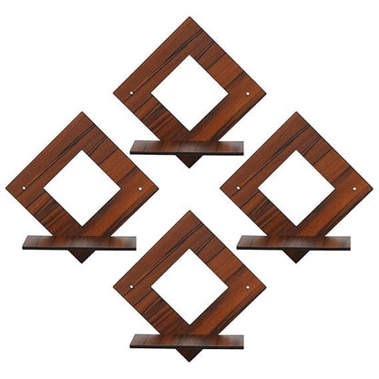 Placid & Co. Wooden Wall Shelf – Floating Display Rack for Home Décor - Itsmygadgets