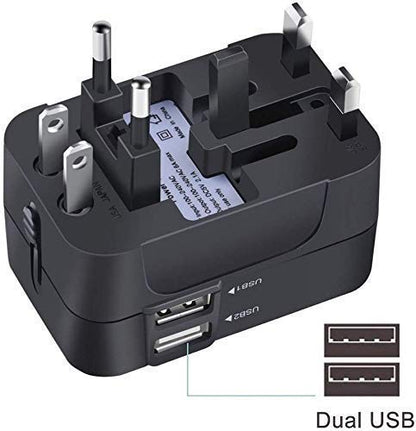 RTS Universal Travel Adapter, International All in One Worldwide Travel Adapter - Itsmygadgets