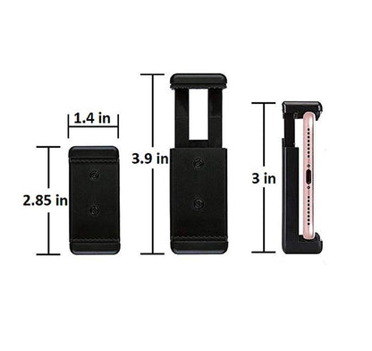 Black watch strap with measurements on a white background