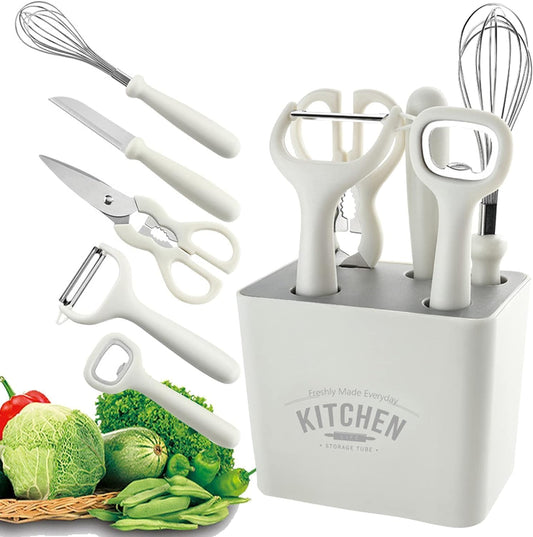 Mirramor Stainless Steel 6-Piece Kitchen Gadgets Set, Kitchen Scissors, Kitchen Utensils Set - Itsmygadgets