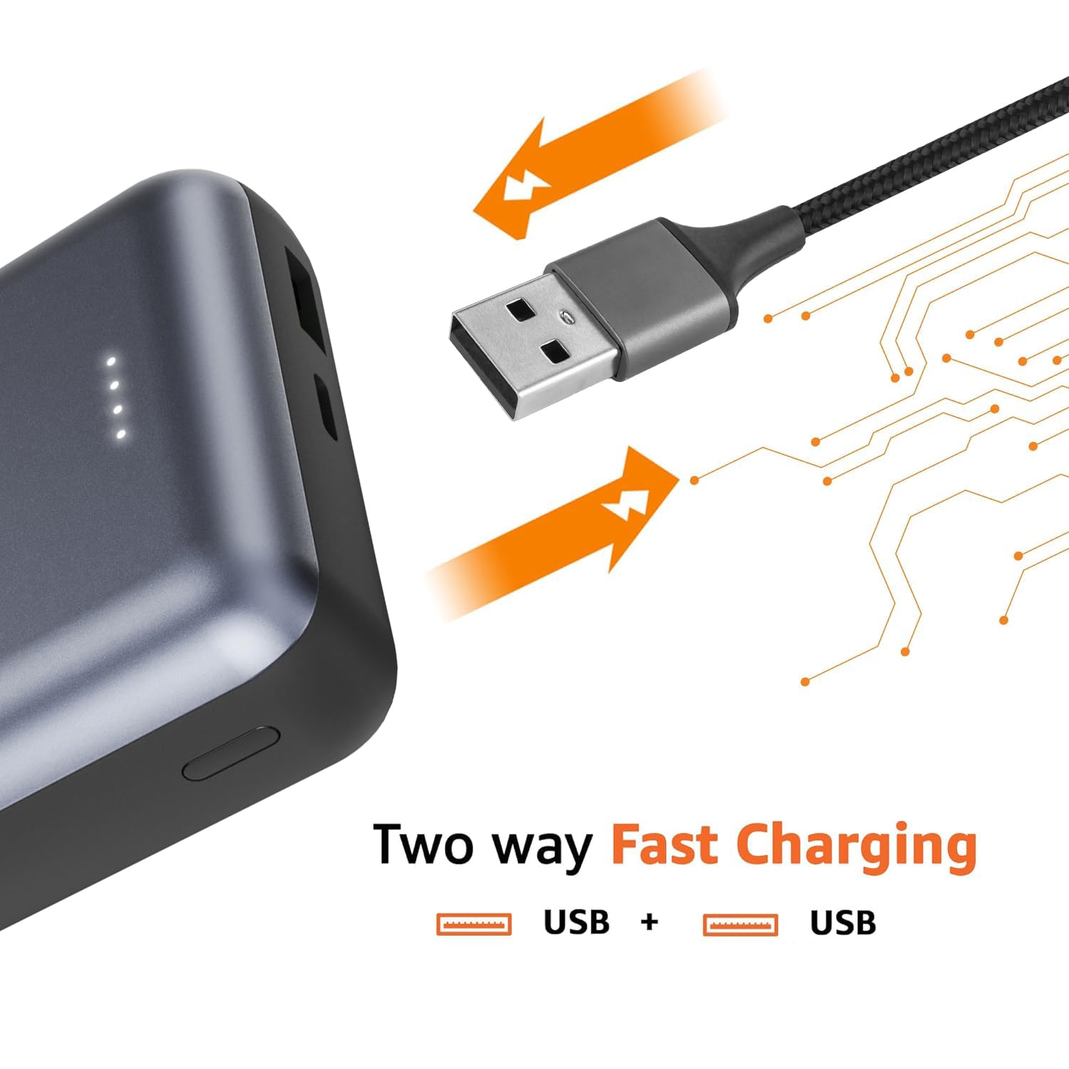 Amazon Basics 10000mAh 20W Fast Charging Power Bank and 15W Wireless Output - Itsmygadgets